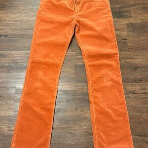 AG Jeans ‘The Kiss’ 27R Corduroy Pants $215 RV